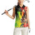 Aboriginal Dot Art Vanuatu Personalised Women Sleeveless Polo Shirt Tropical Flowers