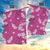 Hawaii Monstera Deliciosa Garden Flag Pink Plumeria Polynesian Pattern - Polynesian Pride