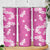 Hawaii Monstera Deliciosa Skinny Tumbler Pink Plumeria Polynesian Pattern - Polynesian Pride