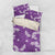 Hawaii Monstera Deliciosa Bedding Set Purple Plumeria Polynesian Pattern - Polynesian Pride