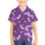 Hawaii Monstera Deliciosa Hawaiian Shirt Purple Plumeria Polynesian Pattern - Polynesian Pride