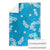 Hawaii Monstera Deliciosa Blanket Blue Plumeria Polynesian Pattern - Polynesian Pride