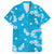 Hawaii Monstera Deliciosa Hawaiian Shirt Blue Plumeria Polynesian Pattern - Polynesian Pride