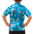 Hawaii Monstera Deliciosa Hawaiian Shirt Blue Plumeria Polynesian Pattern - Polynesian Pride
