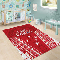 Samoa FAST Area Rug Forever Proud Samoan Tribal Pattern - Polynesian Pride