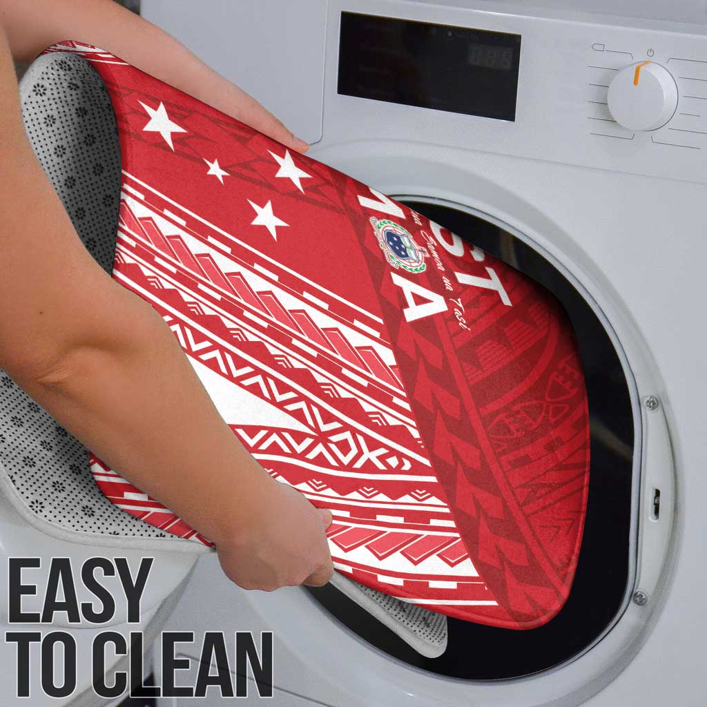 Samoa FAST Bathroom Set Forever Proud Samoan Tribal Pattern - Polynesian Pride