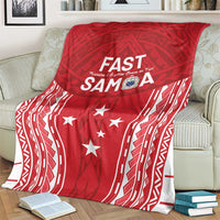Samoa FAST Blanket Forever Proud Samoan Tribal Pattern - Polynesian Pride