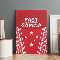 Samoa FAST Canvas Wall Art Forever Proud Samoan Tribal Pattern - Polynesian Pride