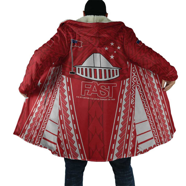 Samoa FAST Cloak Forever Proud Samoan Tribal Pattern LT05