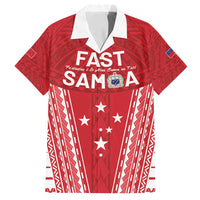 Samoa FAST Family Matching Off Shoulder Maxi Dress and Hawaiian Shirt Forever Proud Samoan Tribal Pattern - Polynesian Pride
