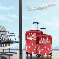 Samoa FAST Luggage Cover Forever Proud Samoan Tribal Pattern - Polynesian Pride
