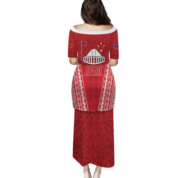 Samoa FAST Puletasi Forever Proud Samoan Tribal Pattern LT05
