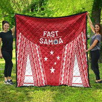 Samoa FAST Quilt Forever Proud Samoan Tribal Pattern - Polynesian Pride