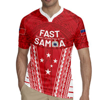 Samoa FAST Rugby Jersey Forever Proud Samoan Tribal Pattern - Polynesian Pride