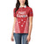 Samoa FAST Women Polo Shirt Forever Proud Samoan Tribal Pattern - Polynesian Pride