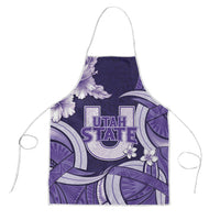 Utah State Polynesian Heritage Apron Floral Tribal Pattern Tropical Flowers