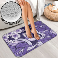 Utah State Polynesian Heritage Bathroom Set Floral Tribal Pattern Tropical Flowers