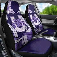 Utah State Polynesian Heritage Car Seat Cover Floral Tribal Pattern Tropical Flowers