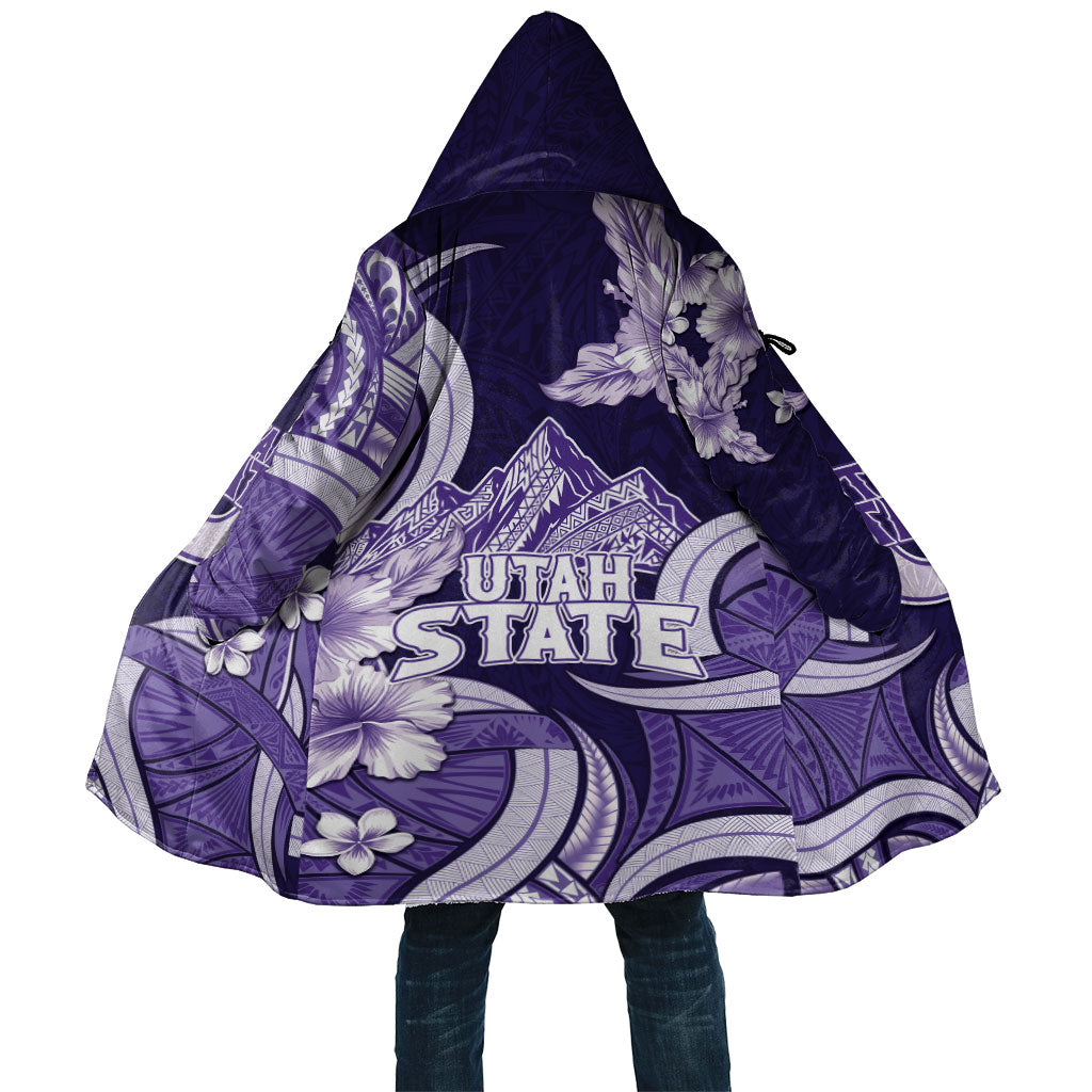 Utah State Polynesian Heritage Cloak Floral Tribal Pattern Tropical Flowers