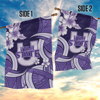 Utah State Polynesian Heritage Garden Flag Floral Tribal Pattern Tropical Flowers