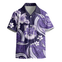 Utah State Polynesian Heritage Kid Hawaiian Shirt Floral Tribal Pattern Tropical Flowers