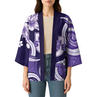 Utah State Polynesian Heritage Kimono Floral Tribal Pattern Tropical Flowers