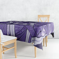 Utah State Polynesian Heritage Tablecloth Floral Tribal Pattern Tropical Flowers