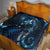 Hawaii Makahiki Season Quilt Floral Tribal Tattoo Blue Galaxy