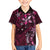 Hawaii Makahiki Season Kid Hawaiian Shirt Floral Tribal Tattoo Pink Galaxy