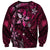 Hawaii Makahiki Season Sweatshirt Floral Tribal Tattoo Pink Galaxy