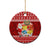 Tonga Christmas Ceramic Ornament Kilisimasi Fiefia Santas Coat Of Arms LT05 - Polynesian Pride