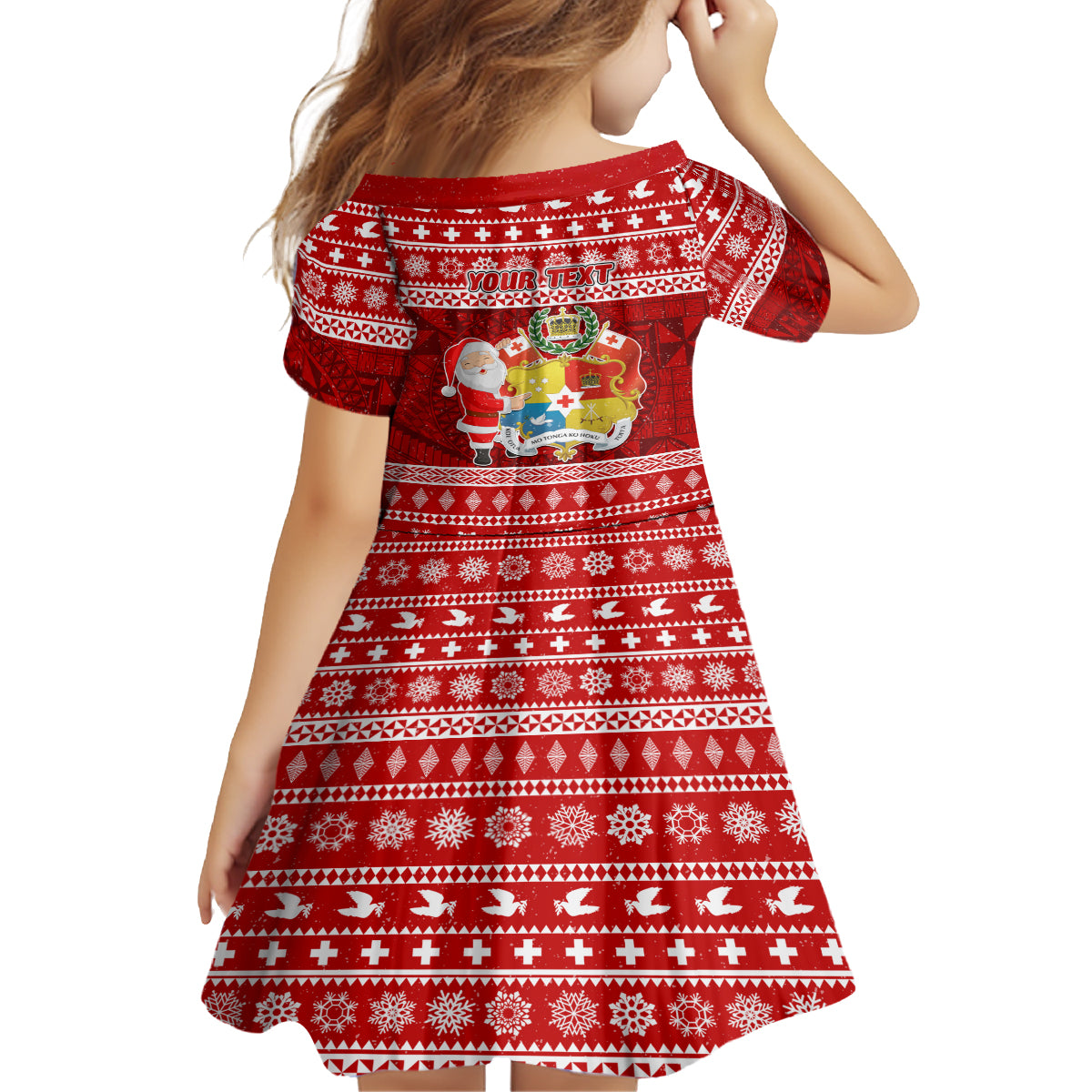Personalized Tonga Christmas Family Matching Tank Maxi Dress and Hawai - Polynesian Pride Personalized Tonga Christmas Family Matching Tank Maxi Dress and Hawai - Polynesian Pride