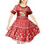 Personalized Tonga Christmas Kid Short Sleeve Dress Kilisimasi Fiefia Santas Coat Of Arms LT05 - Polynesian Pride