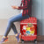 Tonga Christmas Luggage Cover Kilisimasi Fiefia Santas Coat Of Arms LT05 - Polynesian Pride