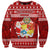 Personalized Tonga Christmas Sweatshirt Kilisimasi Fiefia Santas Coat Of Arms LT05 Unisex Red - Polynesian Pride