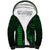 Personalized Hawaii Hauoli Makahiki Hou Sherpa Hoodie Lono Hawaiian God Kakau Polynesian Tribal Green LT05 Unisex Green - Polynesian Pride