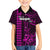 Personalized Hawaii Hauoli Makahiki Hou Kid Hawaiian Shirt Lono Hawaiian God Kakau Polynesian Tribal Pink LT05 Kid Pink - Polynesian Pride