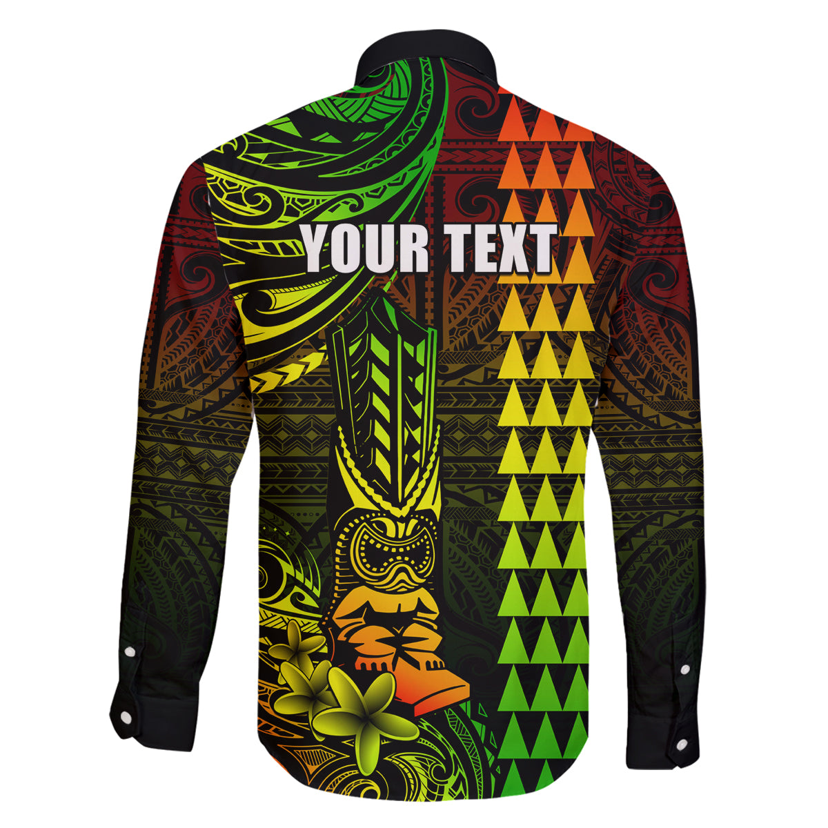 Personalized Hawaii Hauoli Makahiki Hou Family Matching Mermaid Dress and Hawaiian Shirt Lono Hawaiian God Kakau Polynesian Tribal Reggae LT05 - Polynesian Pride