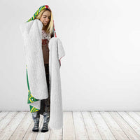Custom Tonga XIII And Australia Kangaroos Hooded Blanket Mate Maa Tongan Ngatu With Aboriginal LT05 - Polynesian Pride