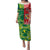 Custom Tonga XIII And Australia Kangaroos Puletasi Mate Maa Tongan Ngatu With Aboriginal