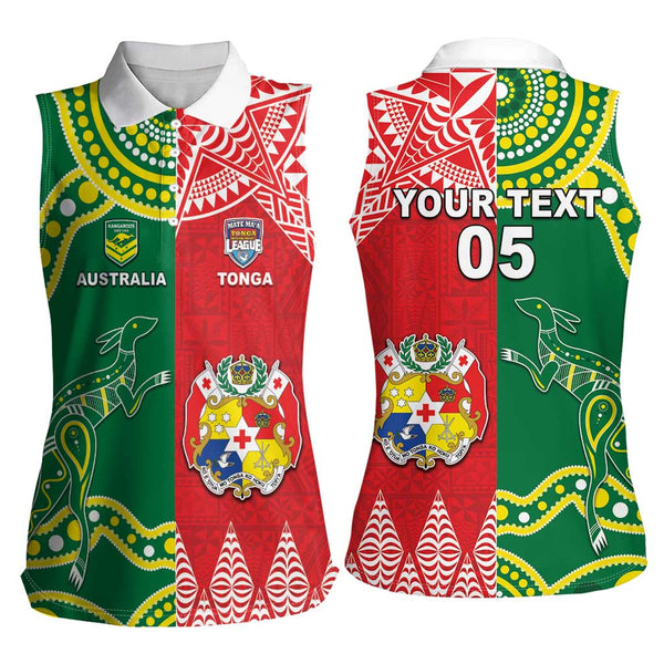(Custom Personalised) Australia Kangaroos and Mate Maa Tonga Men Tank Top LT9 main image 0
