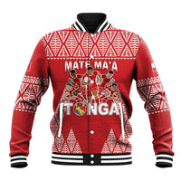 Custom Tonga Rugby Baseball Jacket Tonga Mate Ma'a Take The Lead