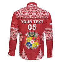 Custom Tonga Rugby Family Matching Long Sleeve Bodycon Dress and Hawaiian Shirt Tonga Mate Ma'a Take The Lead LT05 - Polynesian Pride