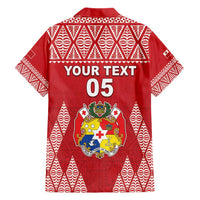 Custom Tonga Rugby Family Matching Short Sleeve Bodycon Dress and Hawaiian Shirt Tonga Mate Ma'a Take The Lead LT05 - Polynesian Pride