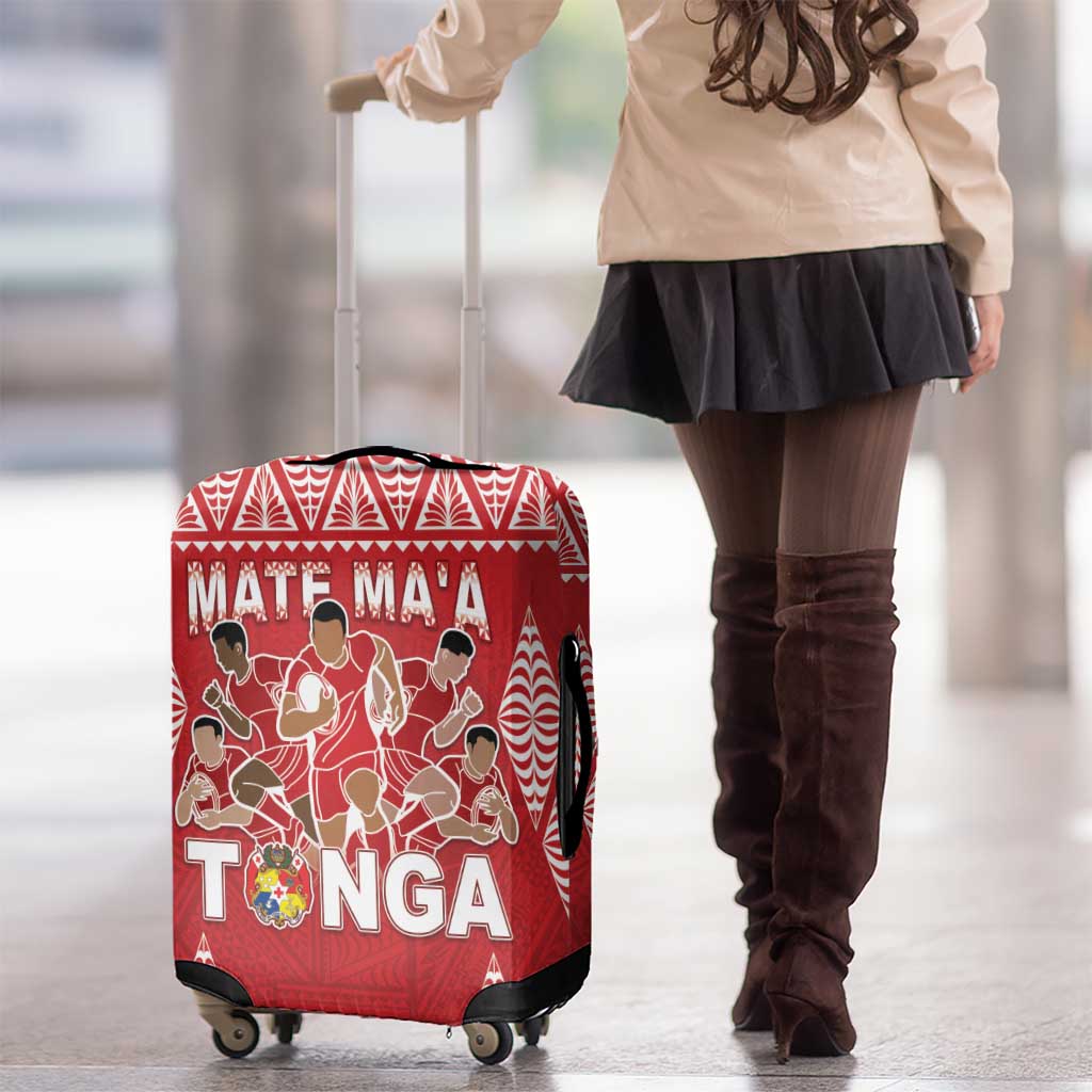 Tonga Rugby Luggage Cover Tonga Mate Ma'a Take The Lead