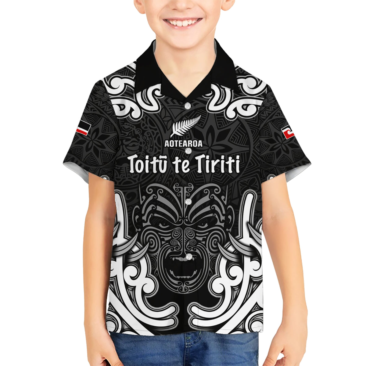 Personalised Aotearoa Hawaiian Shirt Toitu Te Tiriti O Waitangi LT05 - Polynesian Pride