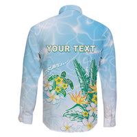 Personalised 2025 Aloha Hawaii Family Matching Tank Maxi Dress and Hawaiian Shirt Tropical Flowers And Honu