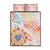 Happy Holi Festival Quilt Bed Set Rangoli With Polynesian Pattern LT05 - Polynesian Pride