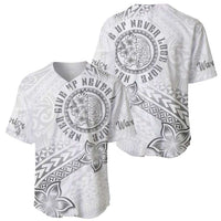 Brain Cancer Warrior Baseball Jersey Never Give Up