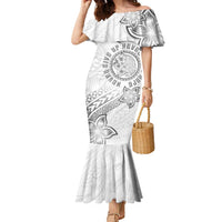 Brain Cancer Warrior Family Matching Mermaid Dress and Hawaiian Shirt Never Give Up